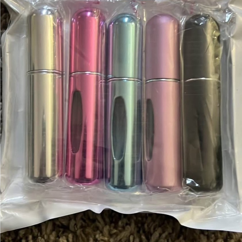 Set of 5 Refillable Perfume Atomizers